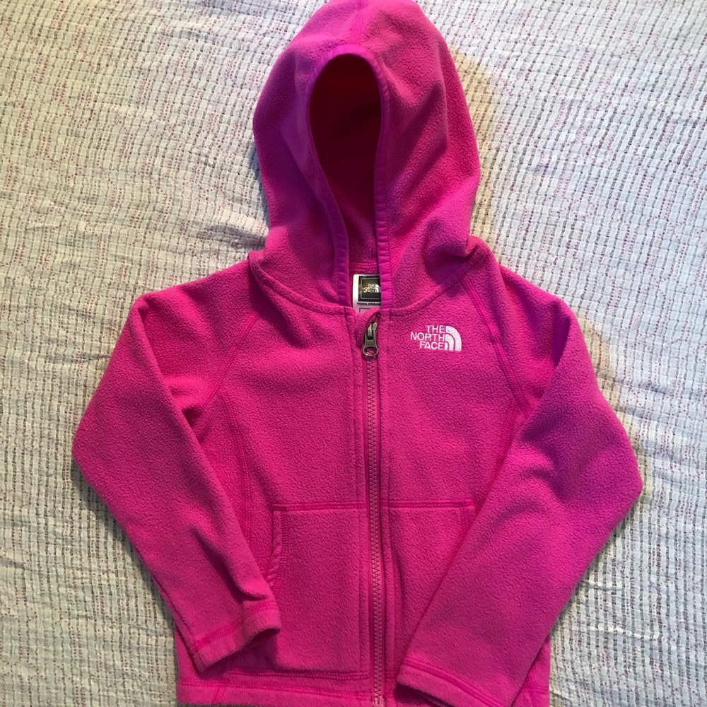 North Face zippered hoodie 3T girl